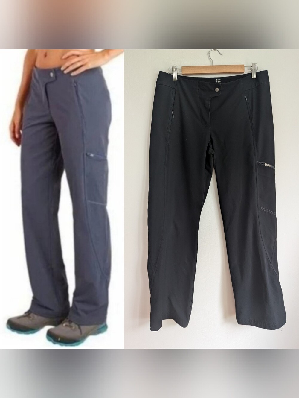 Title Nine Genie Outdoor Gorpcore Hiking Pants In Black Size 8 Granola